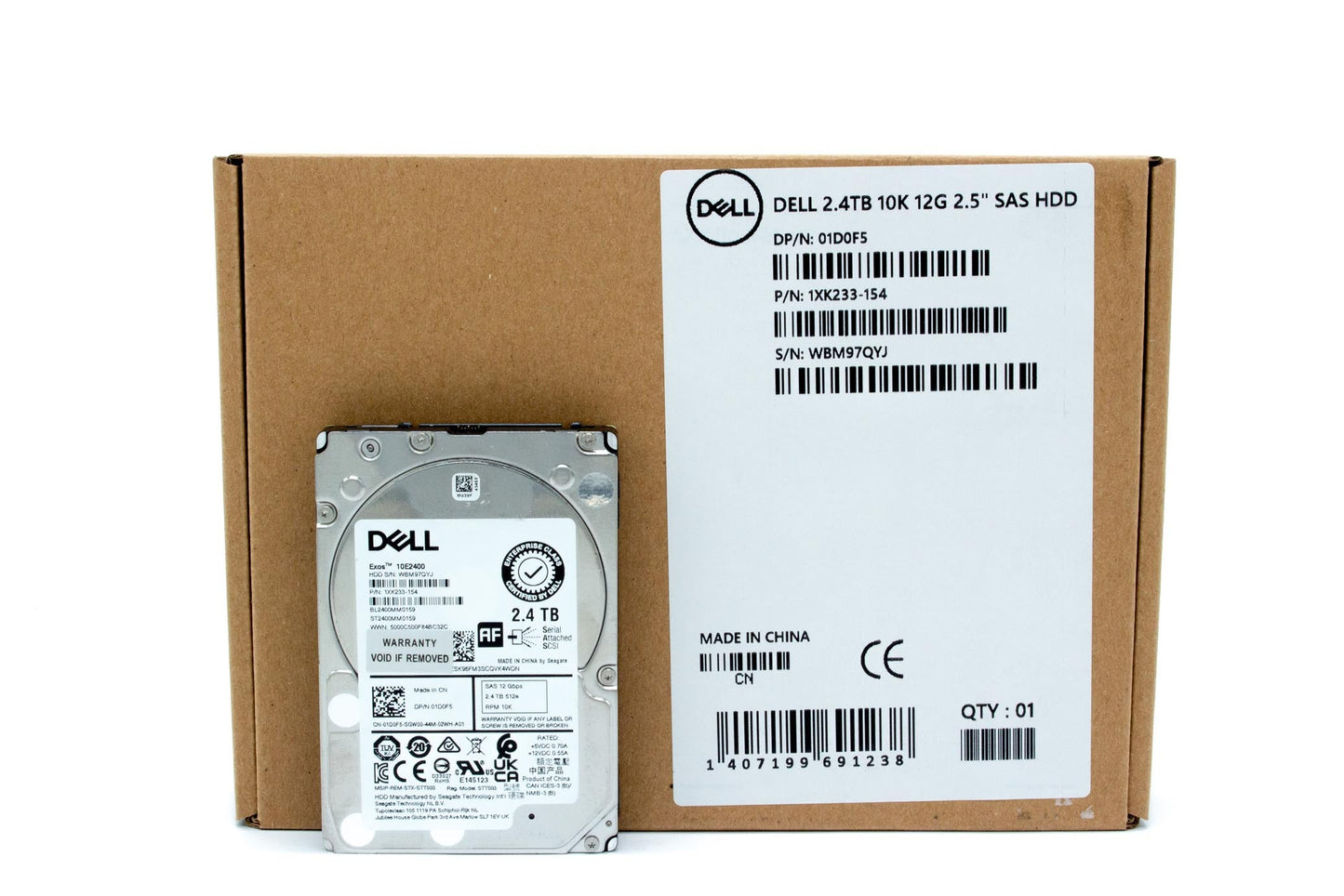 Dell 2400GB, 10000 rpm, 2.5", SAS, 12Gbps
