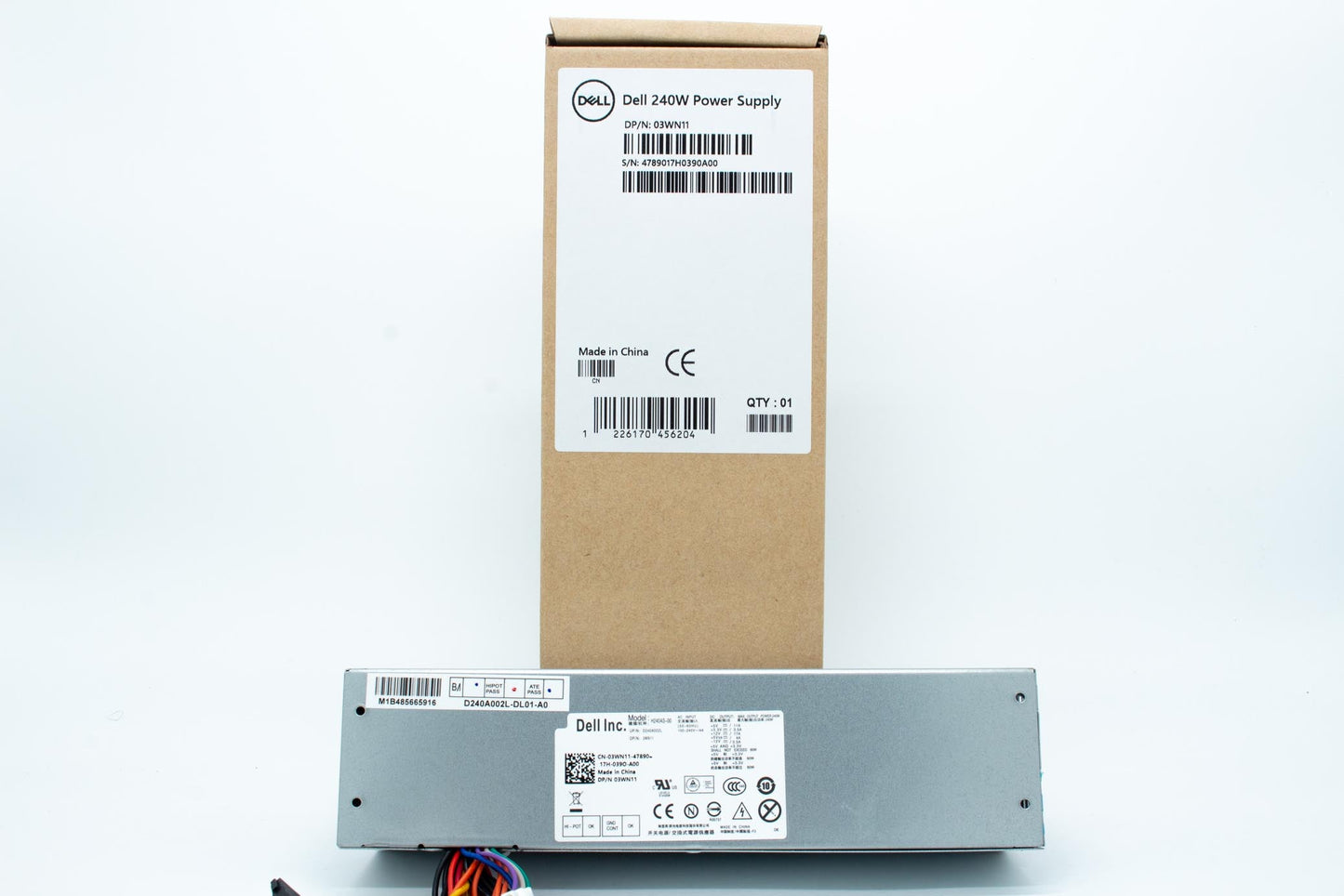 Dell 240W Power Supply, Small Form Factor, AFPC, Hipro