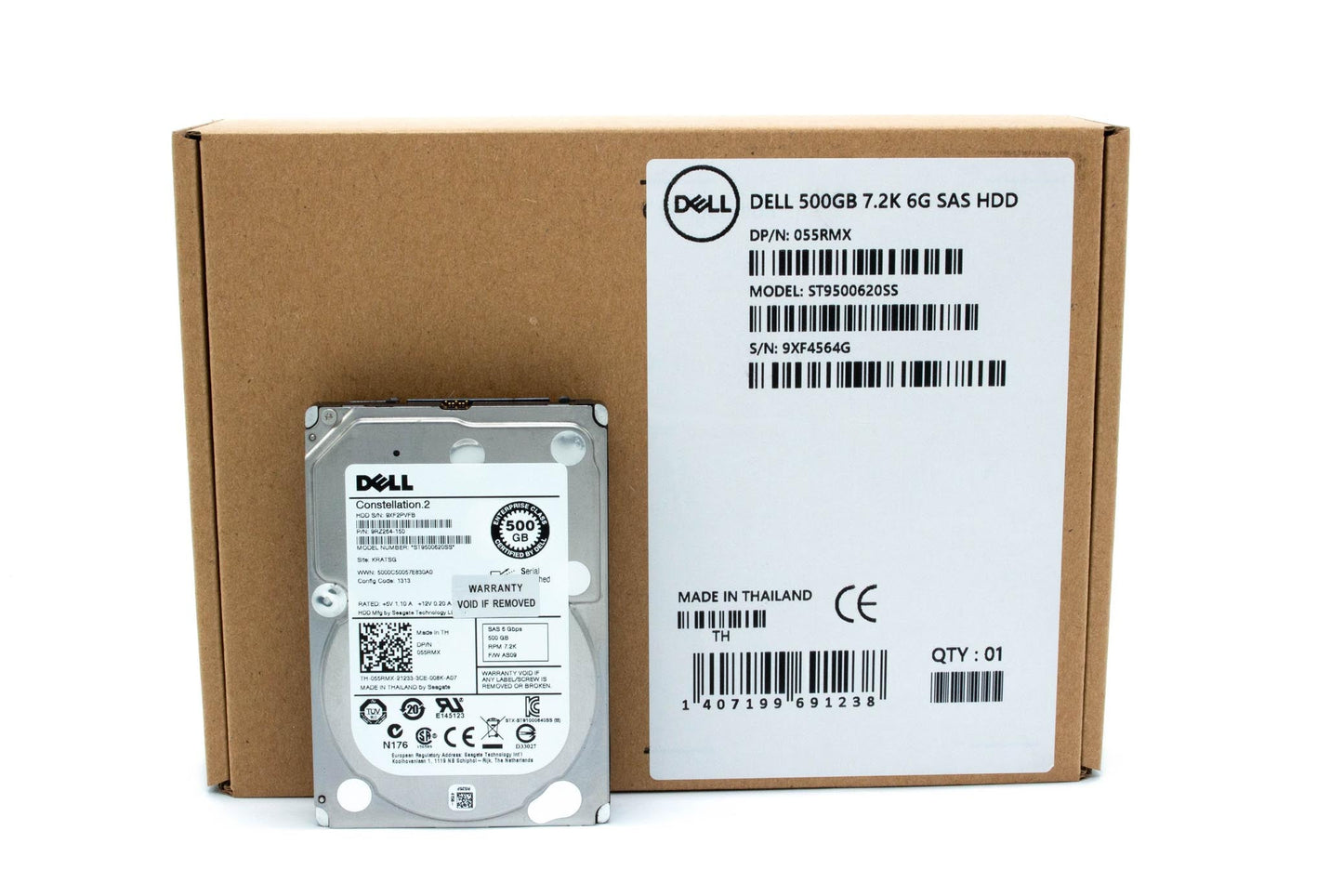 Dell 500GB, 7200rpm, 2.5"