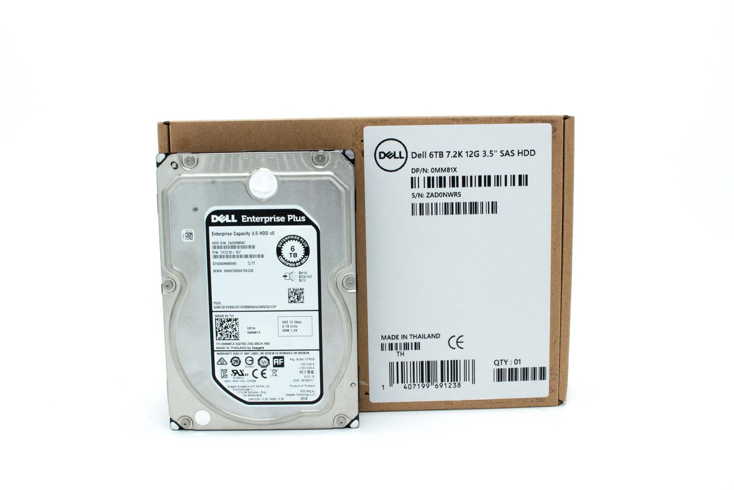 Dell 6TB SAS 7200 rpm 3.5"