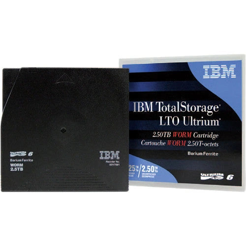 IBM LTO 6 Ultrium WORM 2.5TB/6.25TB Tape 00V7591 in Qatar