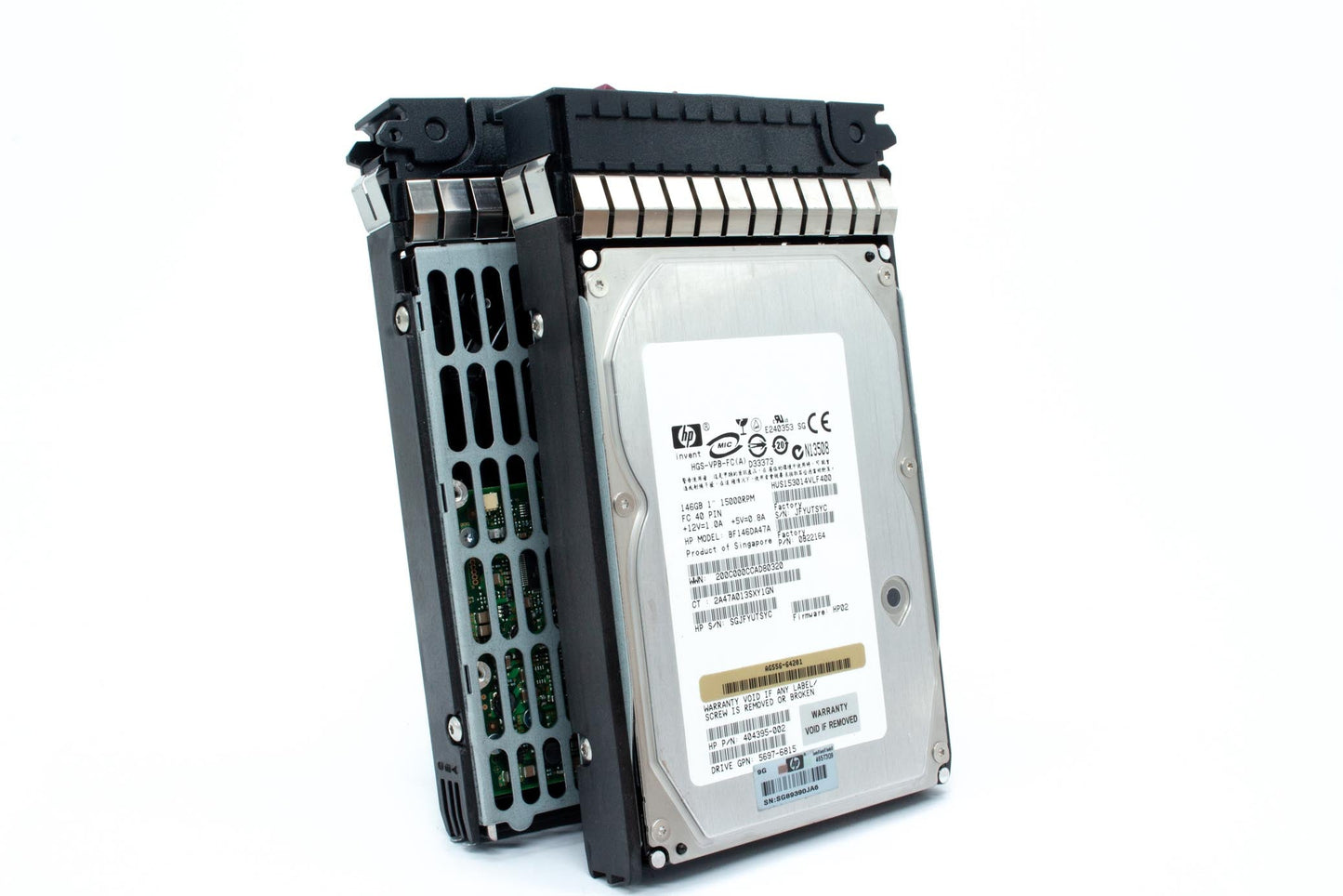 146GB hard disk drive - 15,000 RPM, Fibre Channel (FC) connector - For use with EVA products