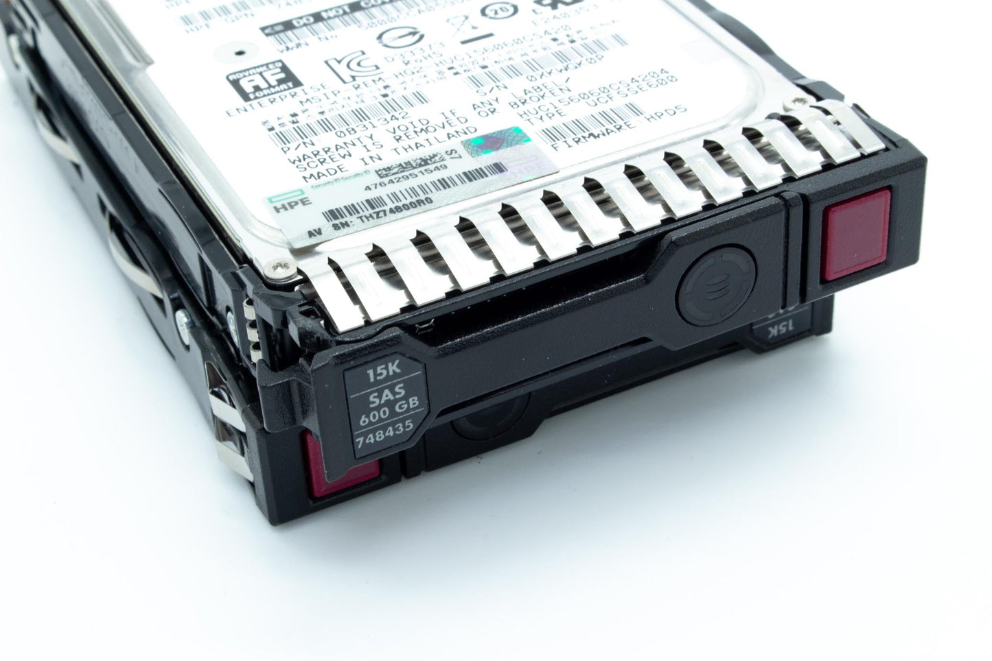 600GB hot-plug SAS hard disk drive - 15,000 RPM, 12Gb/sec transfer rate, 2.5-inch small form factor (SFF), Enterprise, 512e format, SmartDrive Carrier (SC) - For use with Gen8/Gen9 or newer