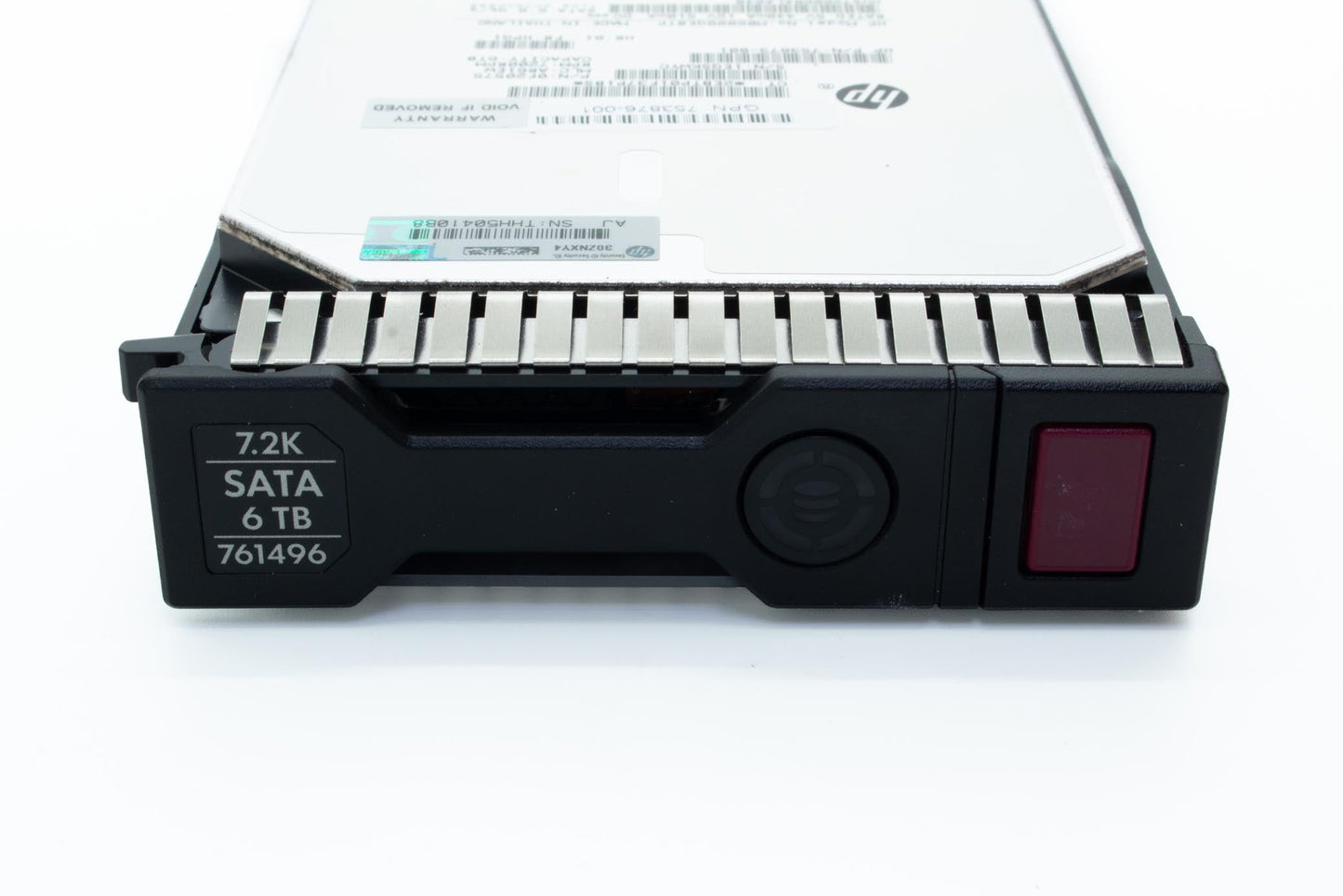 6TB hot-plug SATA hard disk drive - 6Gb/sec transfer rate, 3.5-inch large form factor (LFF), 7,200 RPM, midline, SmartDrive Carrier (SC)