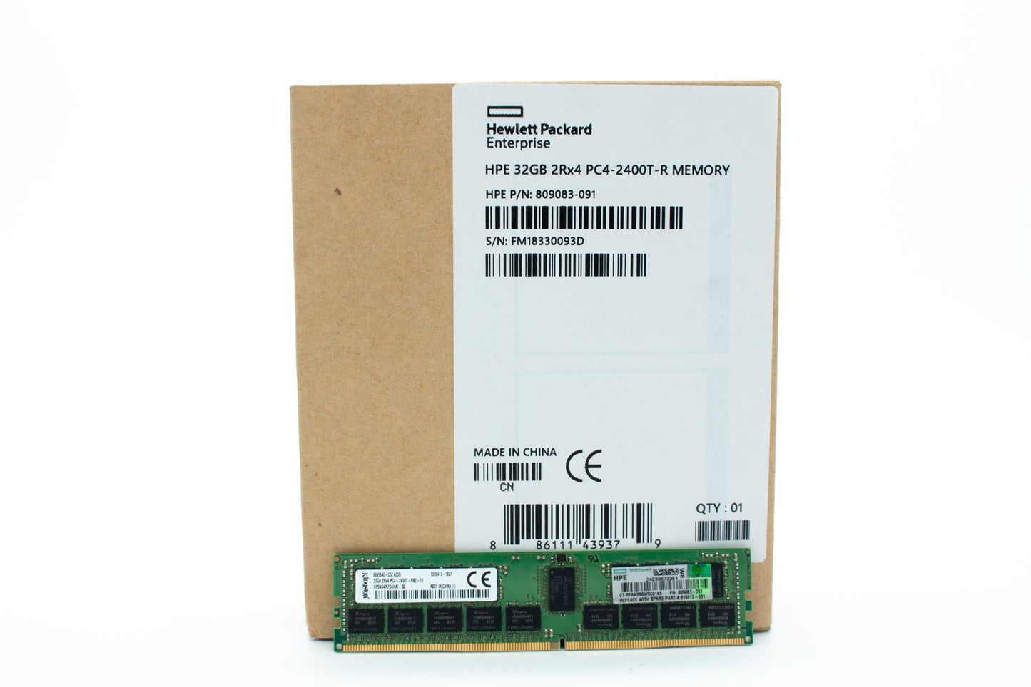 DIMM,32GB PC4-2400T-R,2Gx4
