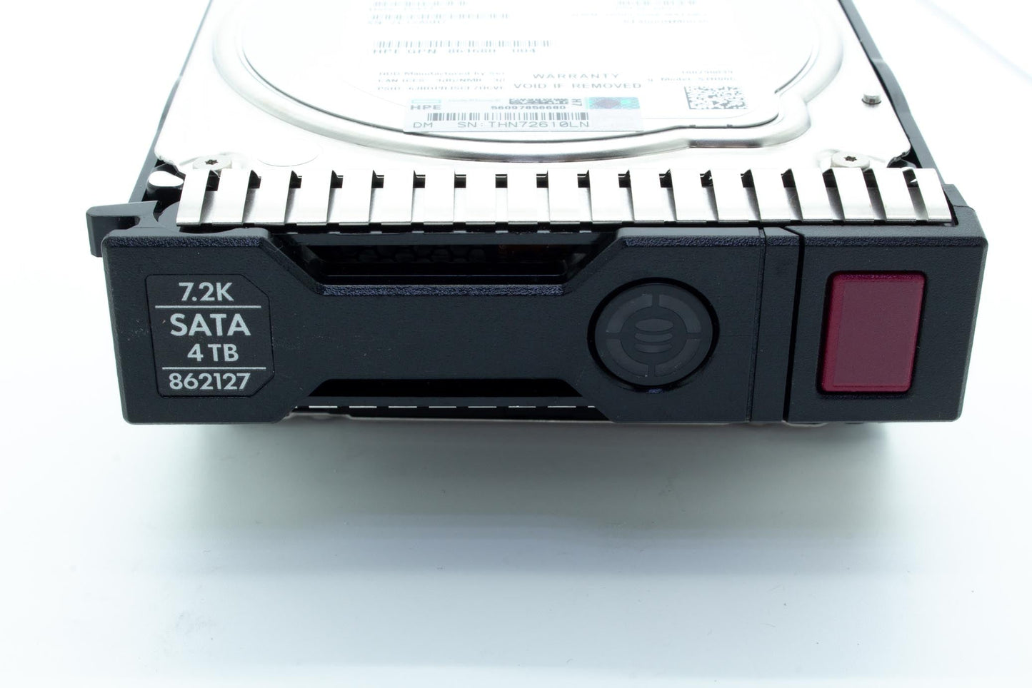 4TB SATA hard drive - 6 Gb/s interface, 7,200 RPM, 3.5-inch large form factor (LFF), smart carrier (SC), Midline
