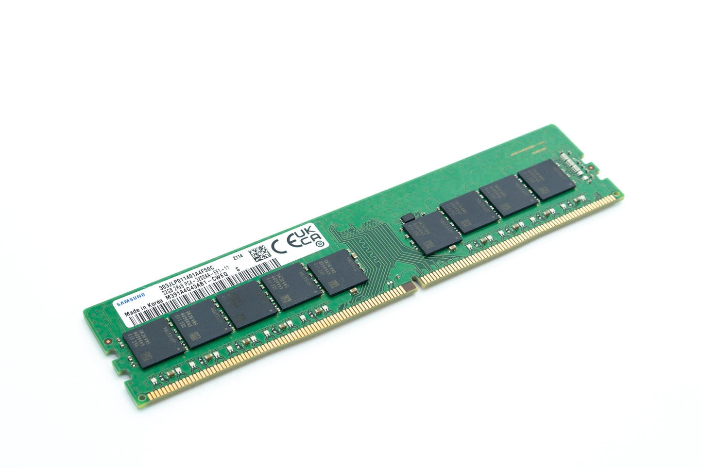 SAMSUNG 32GB DDR4 3200 ECC UDIMM RAM 2Rx8 PC4-25600 M391A4G43AB1-CWEQ 288pin