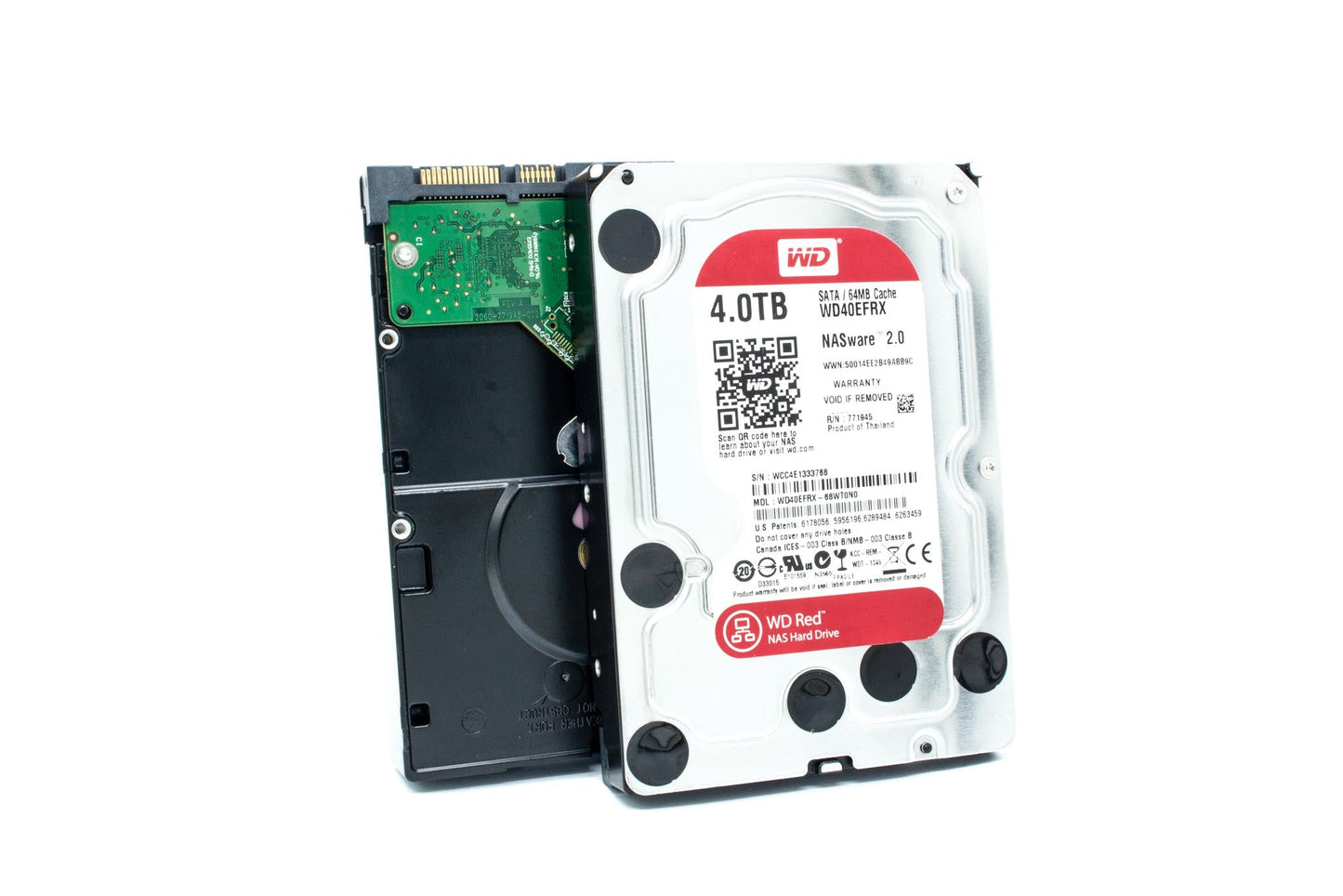 WD 4 TB Desktop Red SATA Internal Hard Disk Drive (HDD) (WD40EFRX) (Interface: SATA, Form Factor: 3.5 inch)