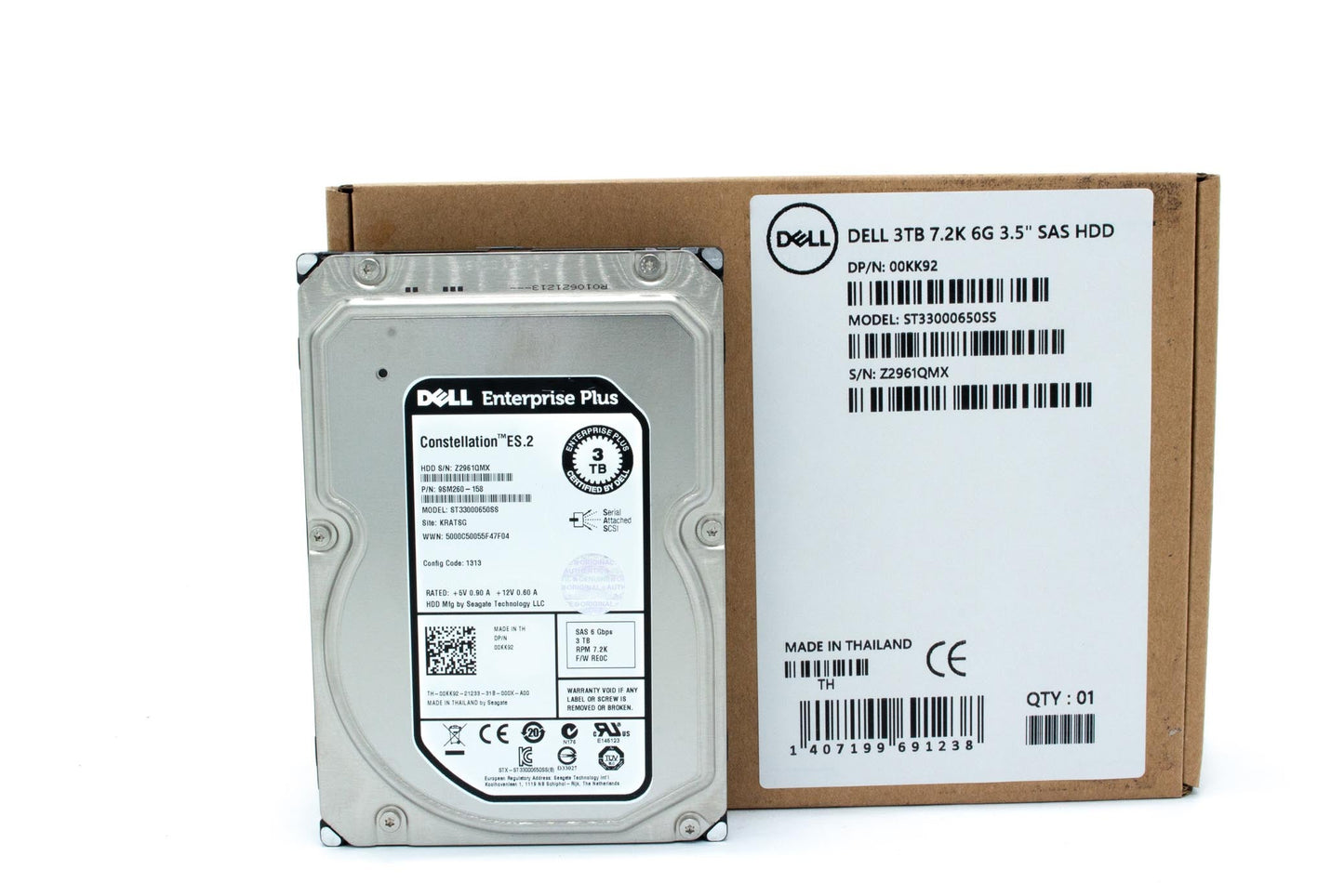 Dell CML 3TB 7.2K 6Gbps 3.5" SAS