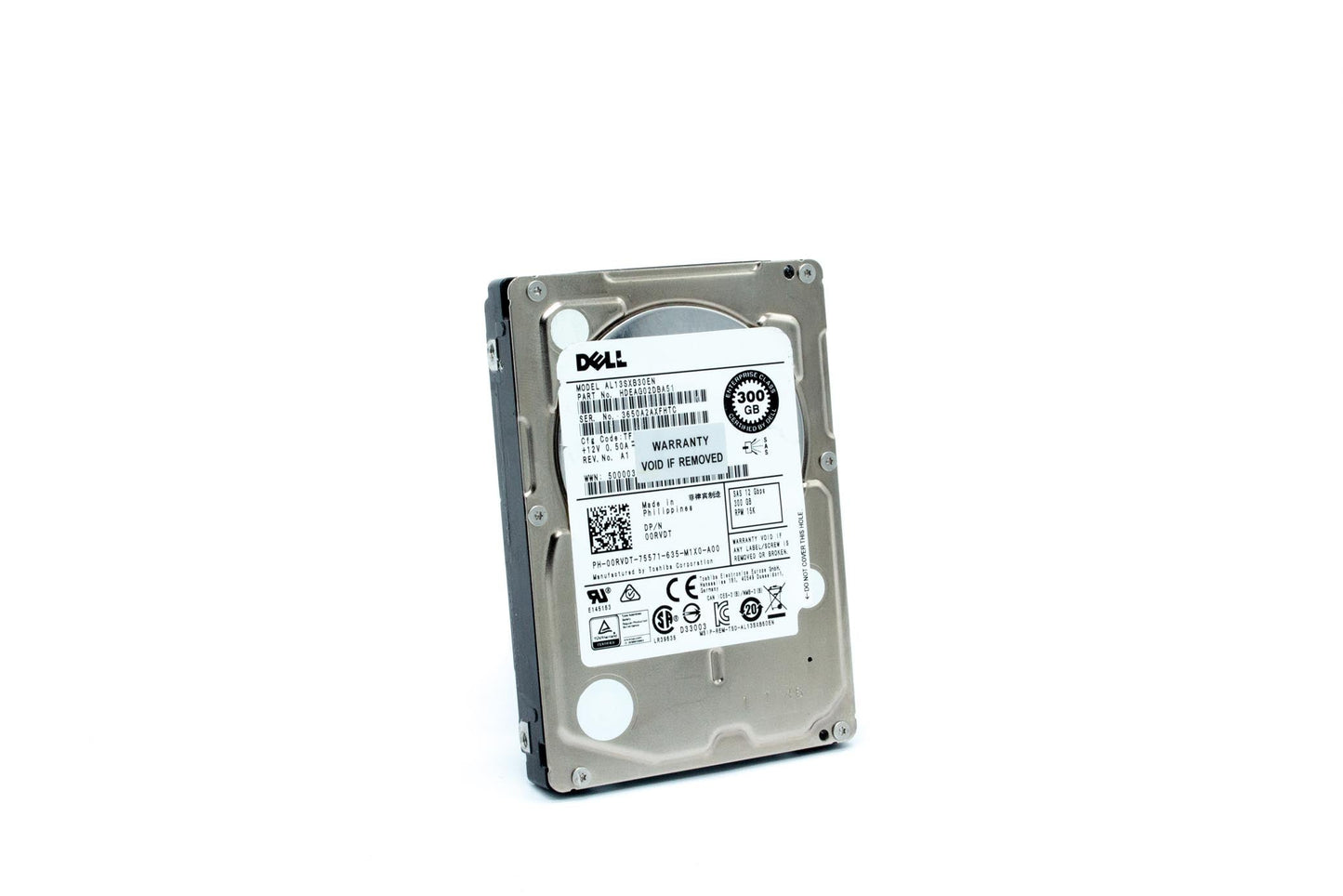 Dell 300GB, 15000 rpm, 2.5", SAS, 12Gbps