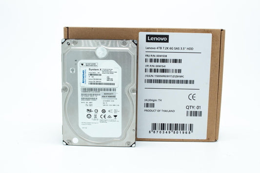 IBM 4TB 6G 10K SAS LFF HDD NHP HARD DRIVE 00W1538 00W1541