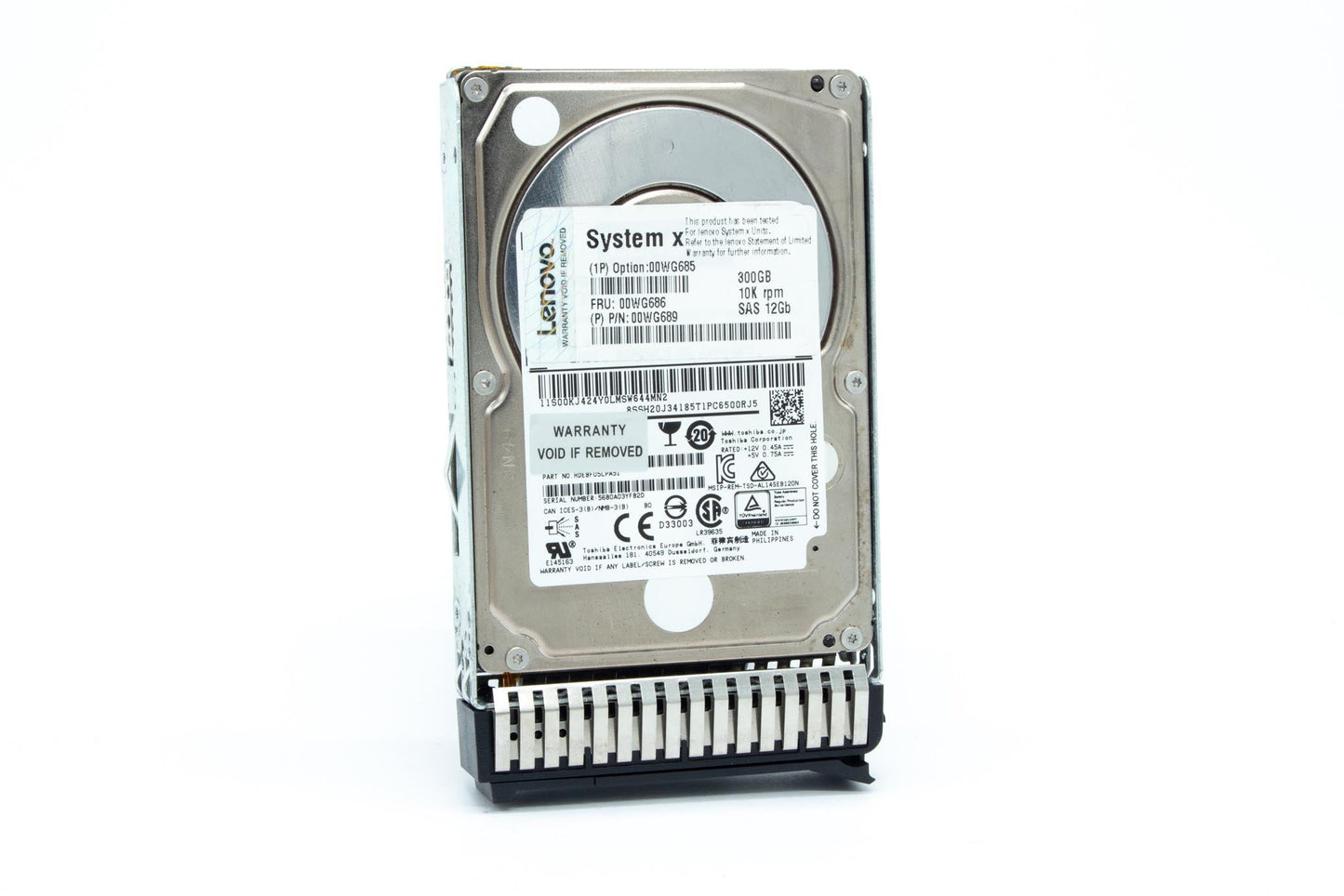 IBM / Lenovo 00WG686 300GB 10K RPM 12Gbps SAS 2.5" Small Form Factor Hard Drive