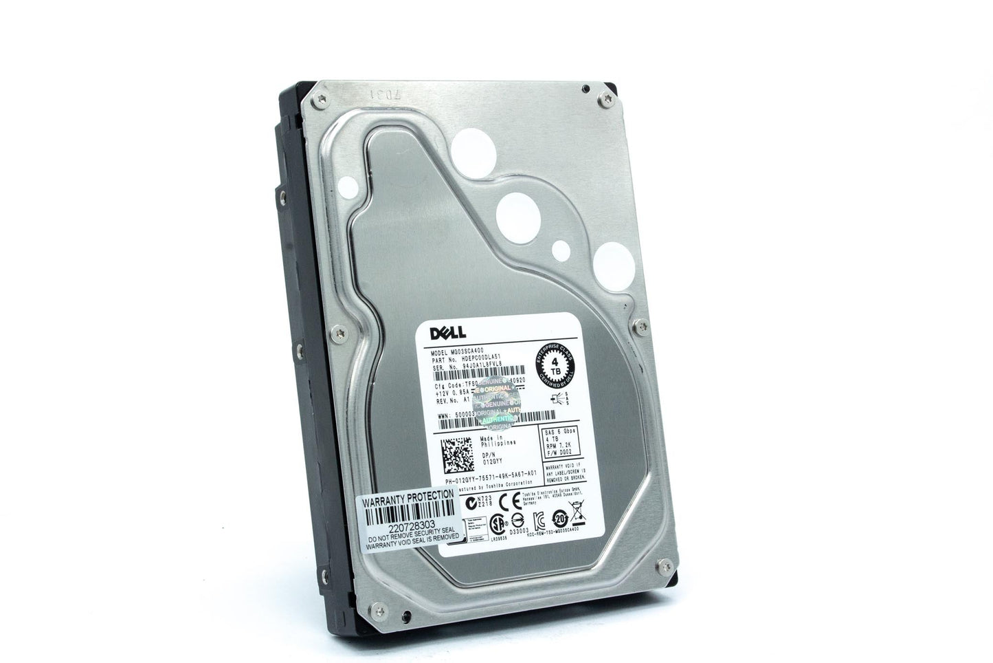Dell 4TB SATA 7200 RPM 3.5"