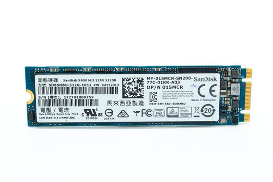 LOT OF 4 SanDisk X400 512GB M.2 SSD SD8SN8U-512G 015MCR