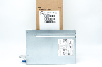 Dell Power Supply Unit, 635W output, 80 Plus Gold efficiency, compatible with Dell Precision T3600 and T5600 systems.