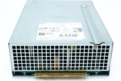Dell Power Supply Unit, 635W output, 80 Plus Gold efficiency, compatible with Dell Precision T3600 and T5600 systems.