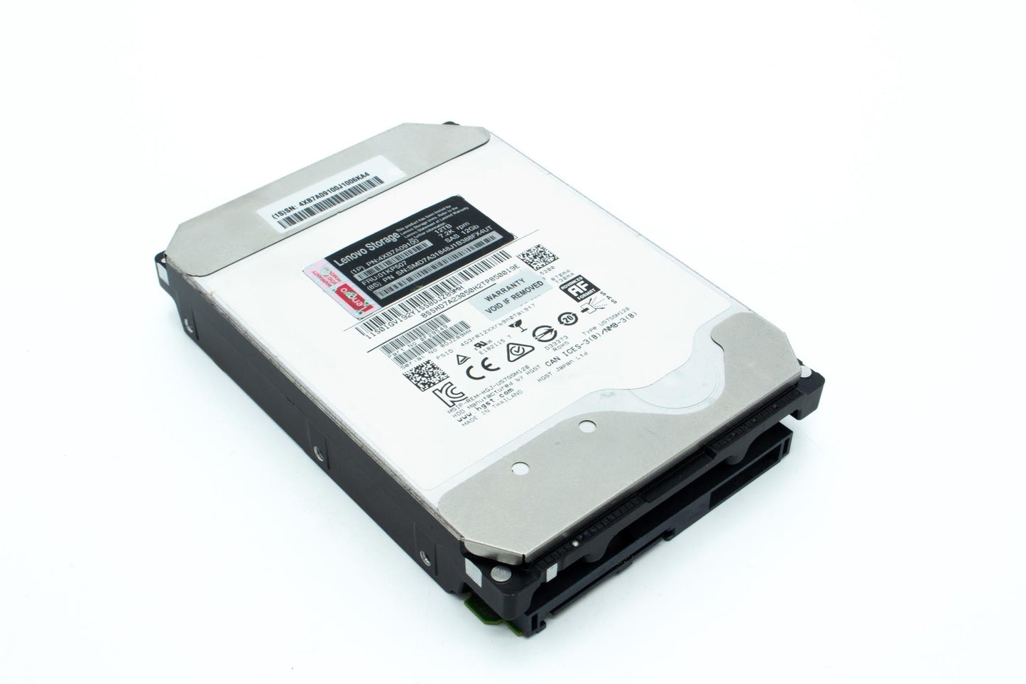 Hard Drive Assembly, SAS, 3.5", 12TB, 7200 RPM 12.0Gb/s, Hot Swap, Internal Hard Drive, with tray