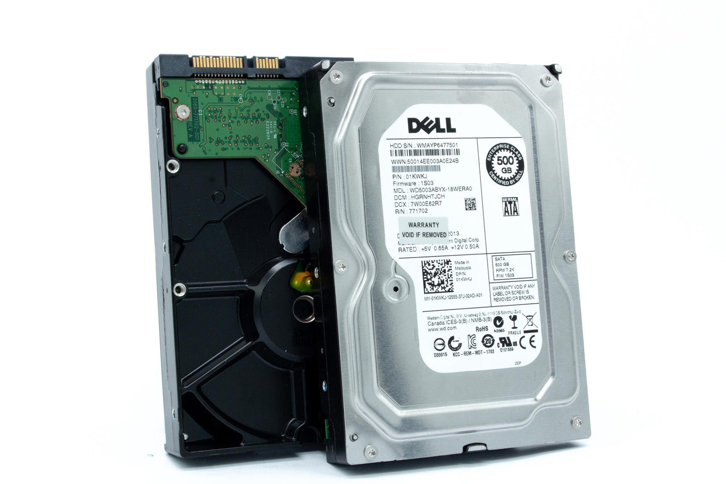 Dell 500GB SATA HDD 7200 rpm 3.5"