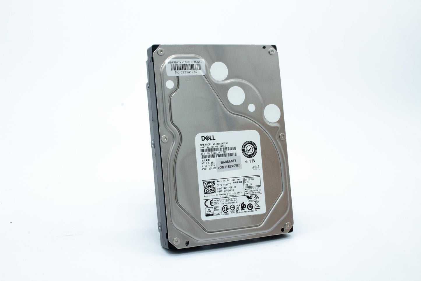 Dell 4TB, 7200 rpm, 3.5", SAS, 12Gbps