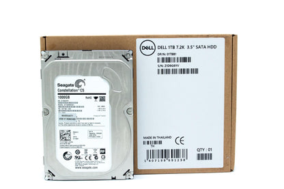 Dell Hard Drive 01TBB1 ST1000NC001 1TB 7.2K 64MB SATA III 3.5