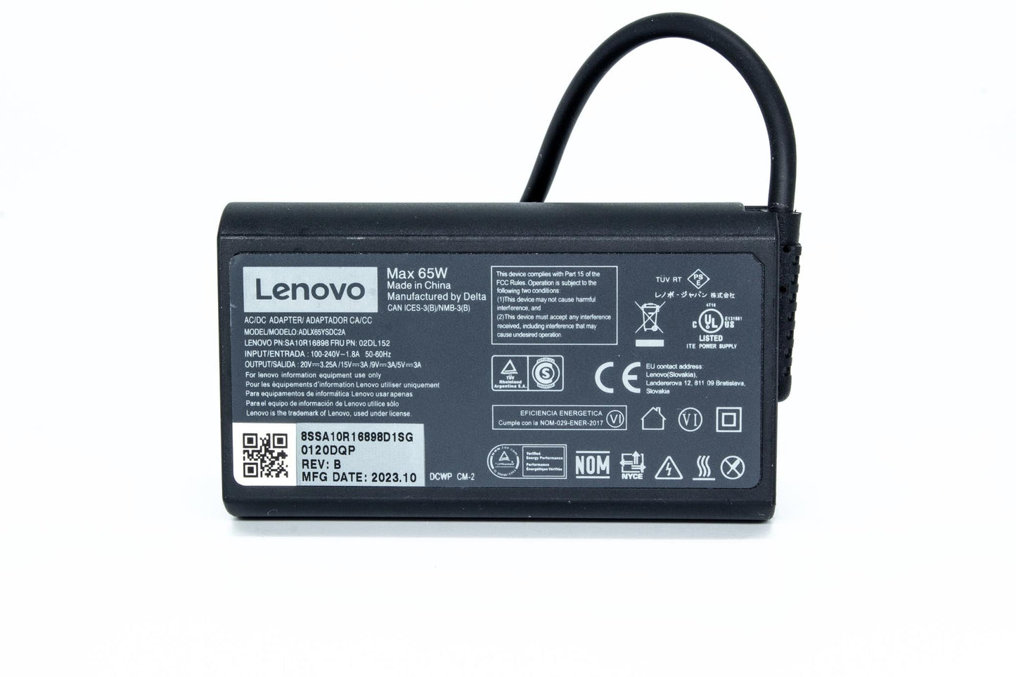 Lenovo AC_ADAPTER,Type-C,65W,3P,Black