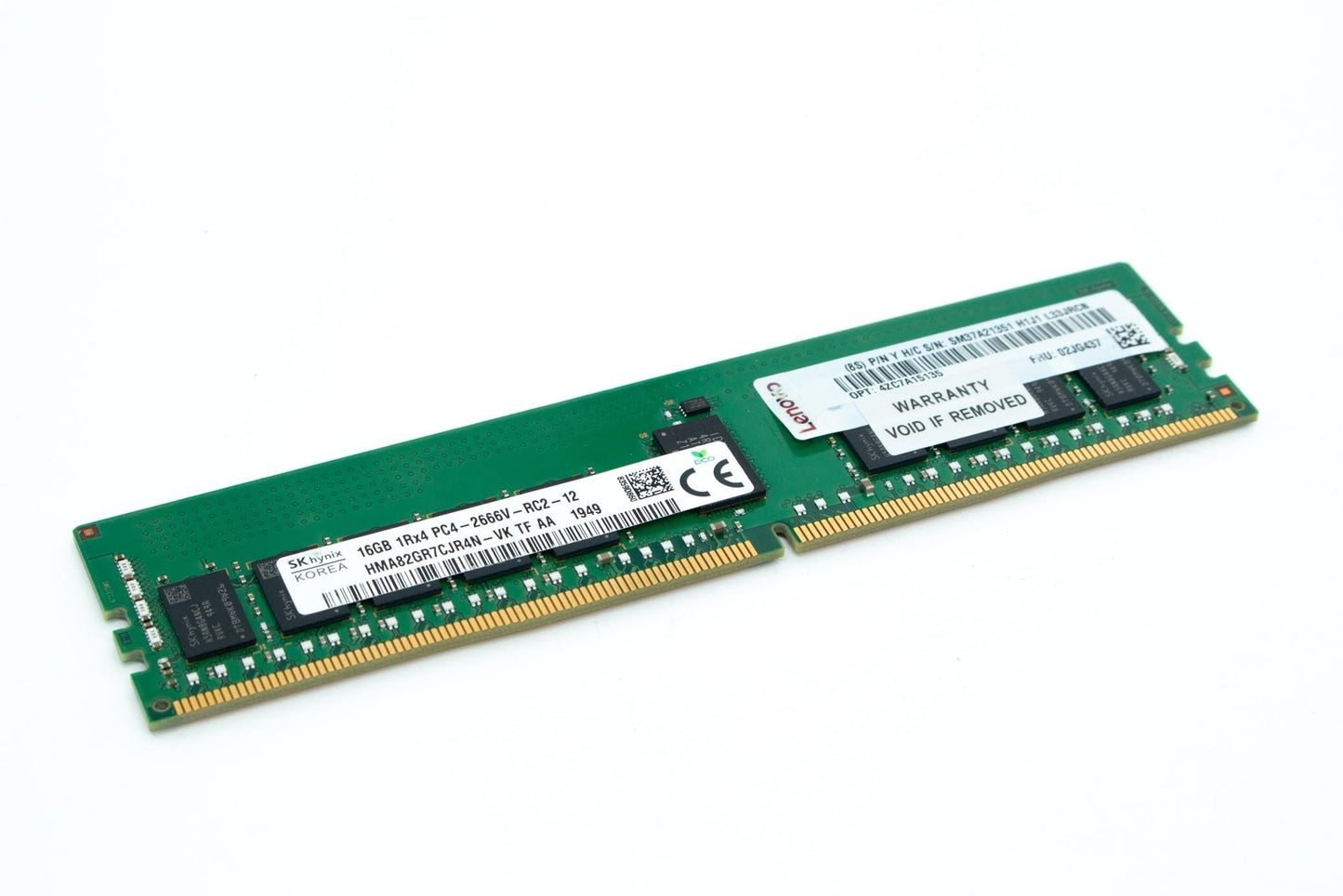 SK HYNIX HMA82GR7AFR4N-VK 16GB 1RX4 PC4-2666V DDR4 MEMORY,02JG437