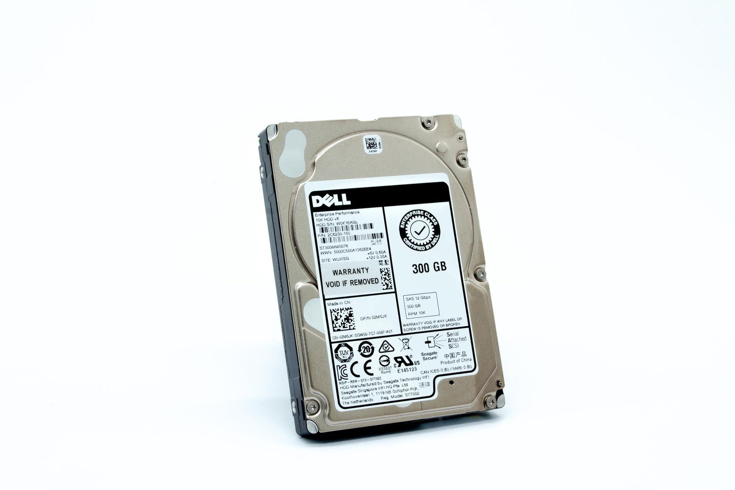 Dell 300GB, 10000 rpm, 2.5", SAS, 12Gbps