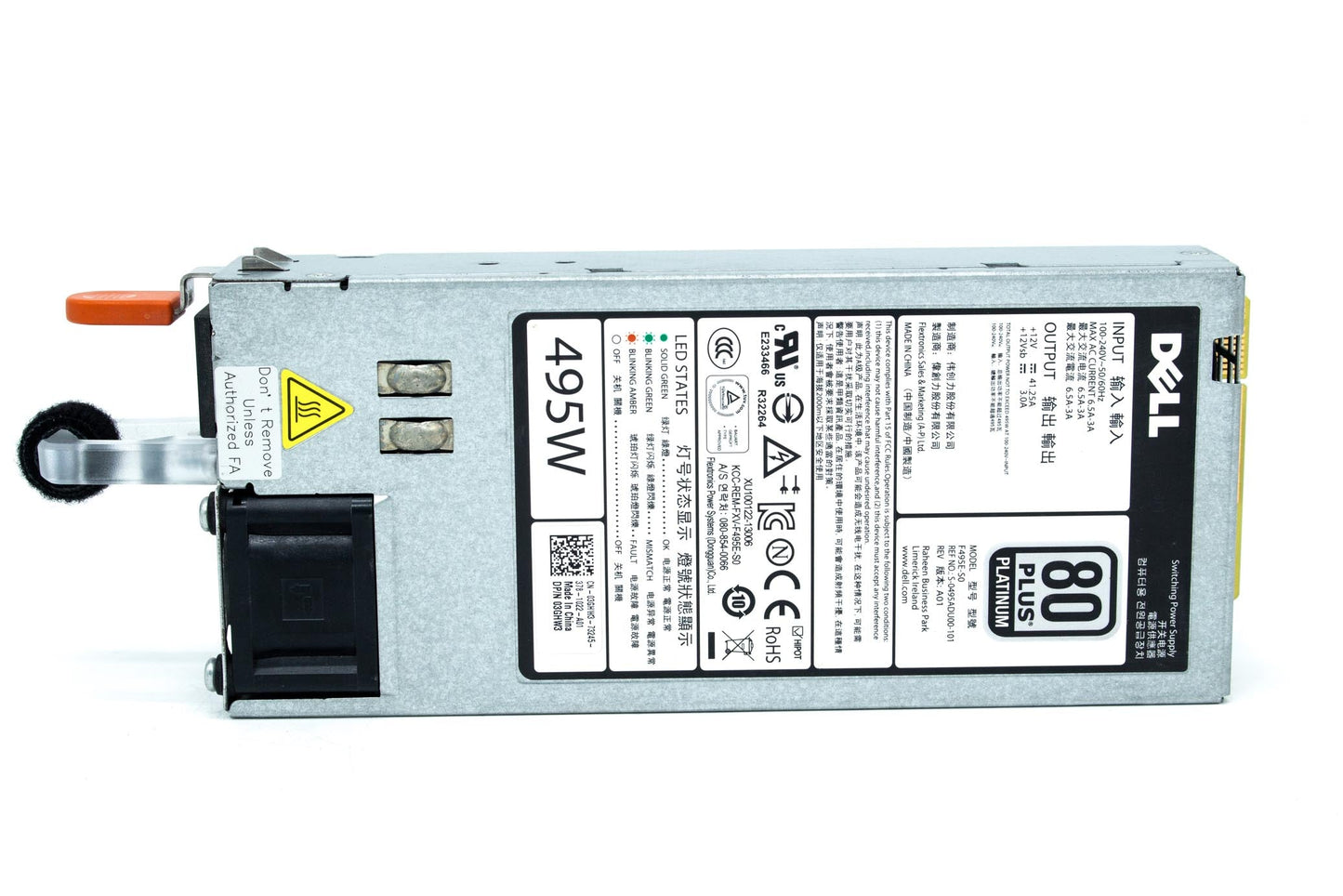 Dell Assy Power Supply 495W