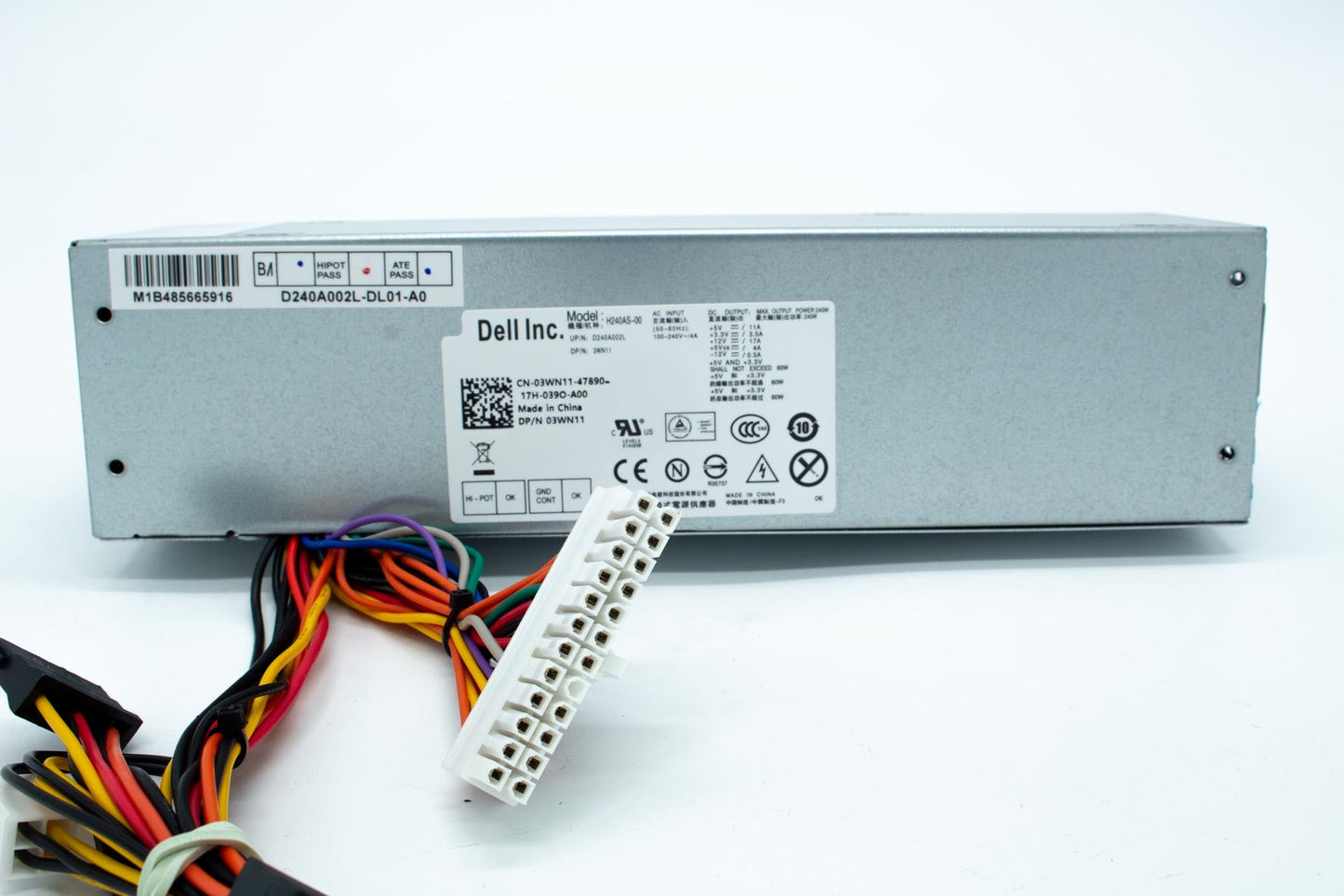 Dell 240W Power Supply, Small Form Factor, AFPC, Hipro
