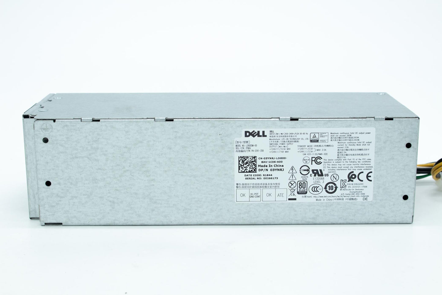 Dell Power Supply, 260 Watts, Mini Tower, Vostro 5090, E-Star, Bronze, LiteOn