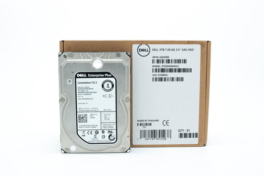 Dell 3TB, 7200 rpm, 3.5", SAS, 6Gbps