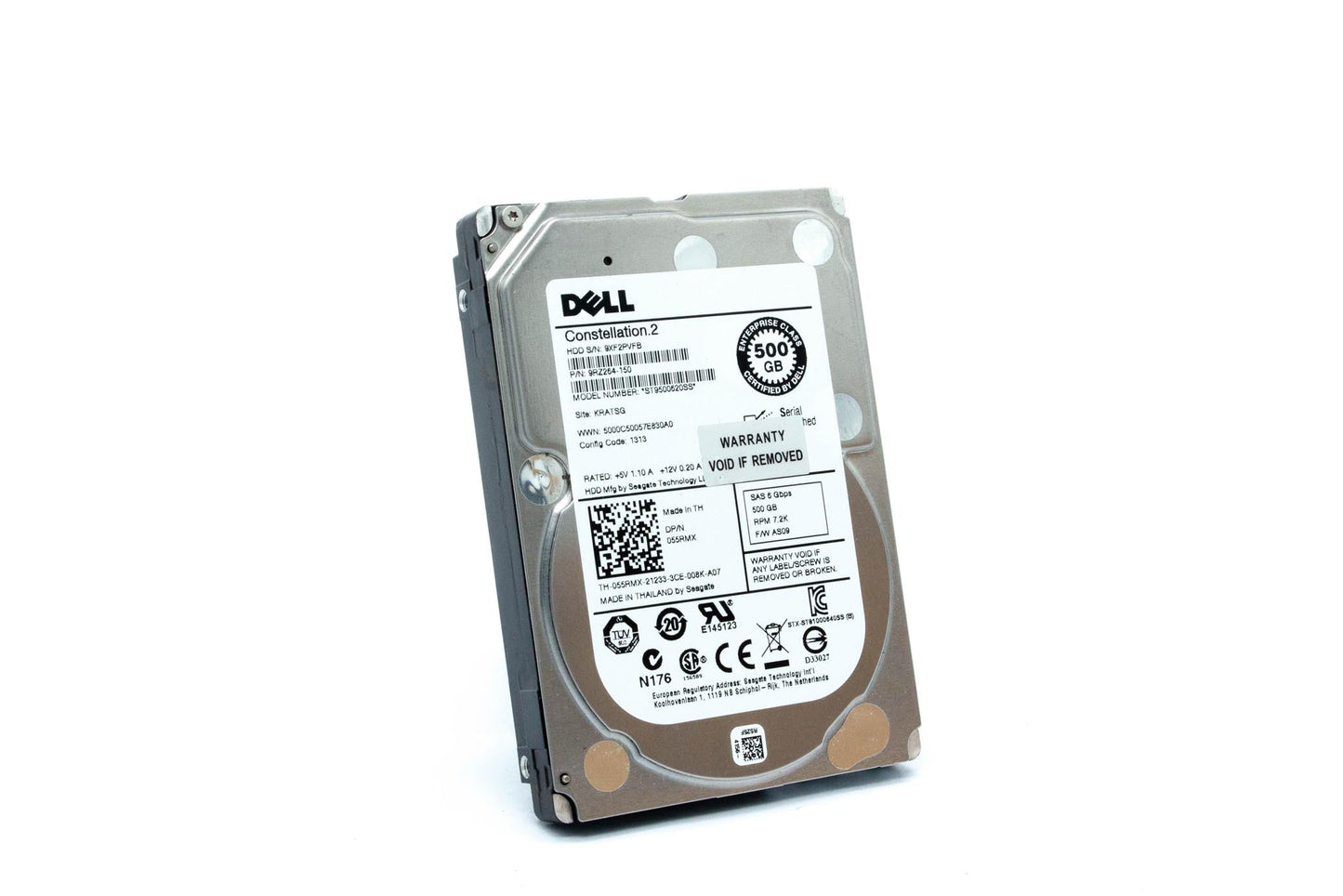 Dell 500GB, 7200rpm, 2.5"