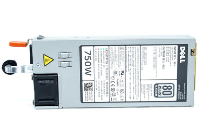 Dell ASSY Power Supply, 750 Watts, Redundant, Contains Bare Part 9799K, Delta Products, RoHS Compliant