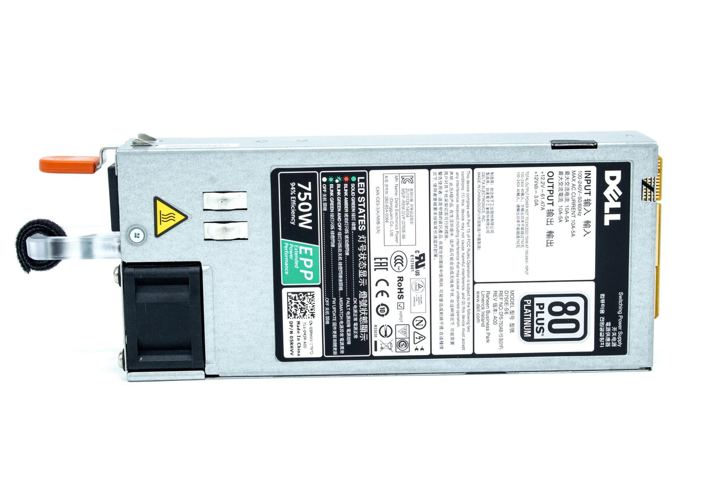 Dell PE R630/730/730XD T430/630 750W 80+ PLATINUM