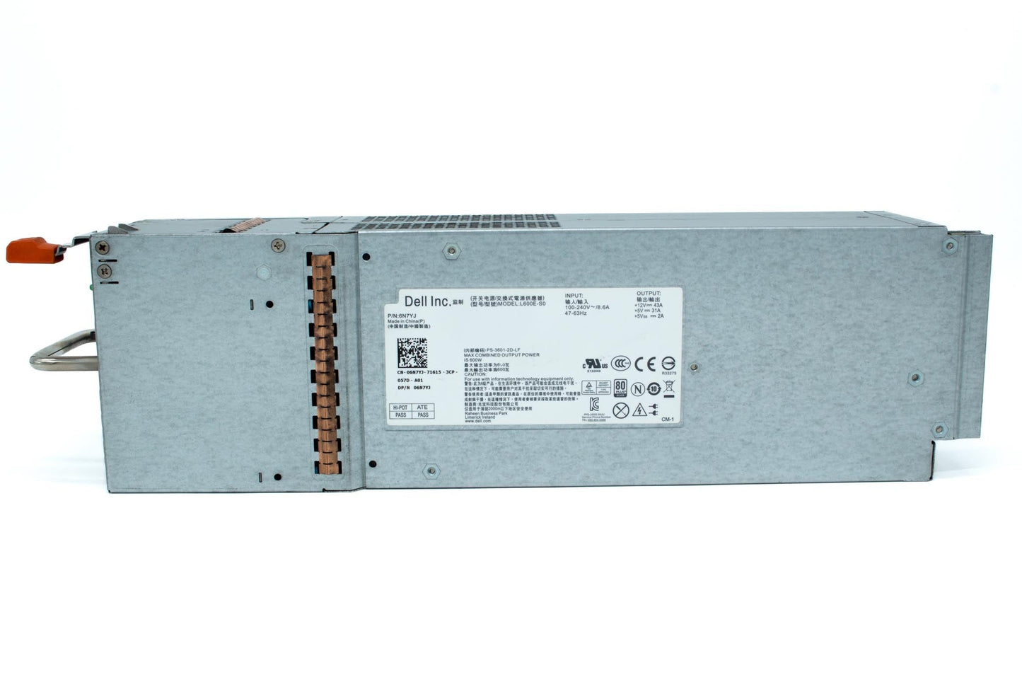 Dell PWR SPLY 600W RDNT LITEON V4 **Refurbished**