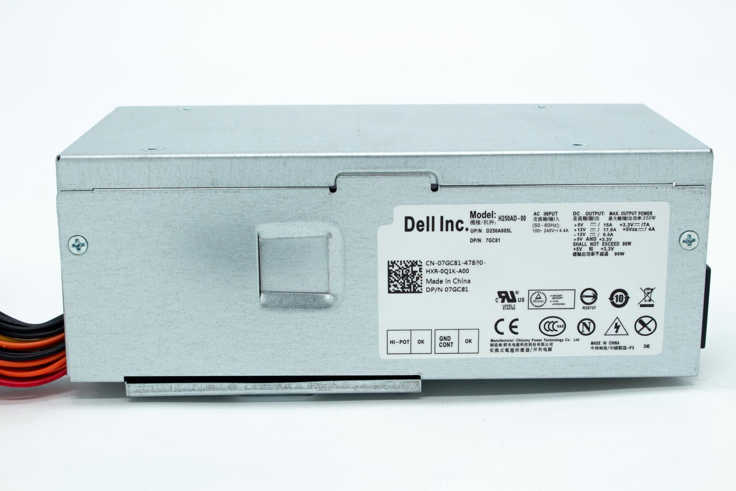 Dell 250W Power Supply, Desktop, APFC, Hipro