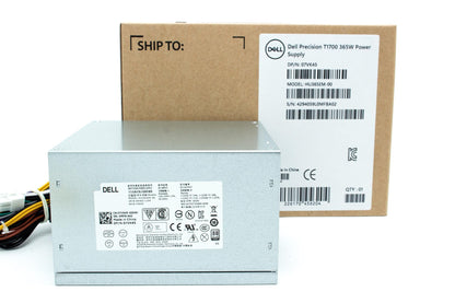 Dell 365 Watts, Mini Tower, Huntkey, 7VK45 and T1M43 are interchangable, the PSU will be also ship with TechSheet and cable tie, Remind customer/DSP to apply the cable tie on the PSU P3 cable per TechSheet, E-Star, Power Supply