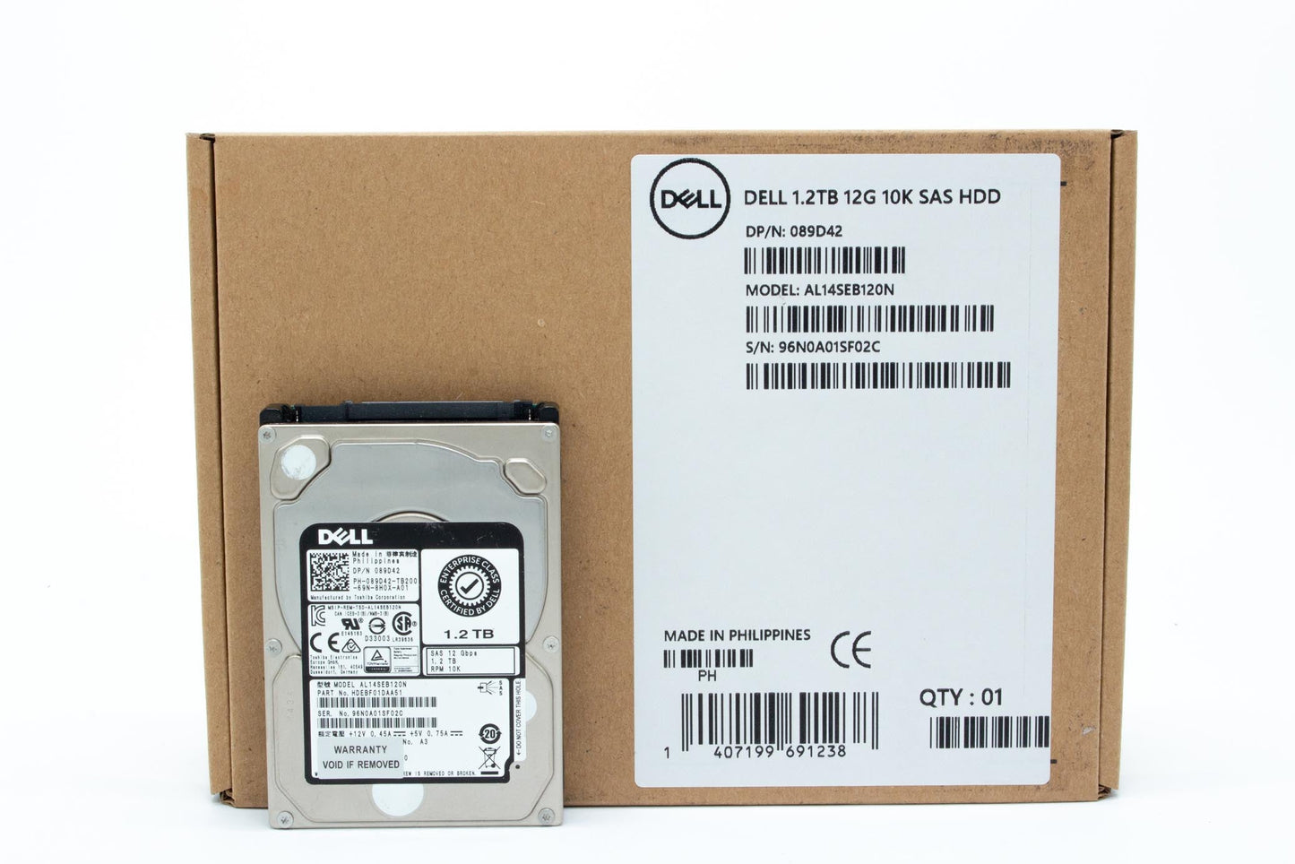Dell 1200GB, 10000rpm, 2.5", SAS