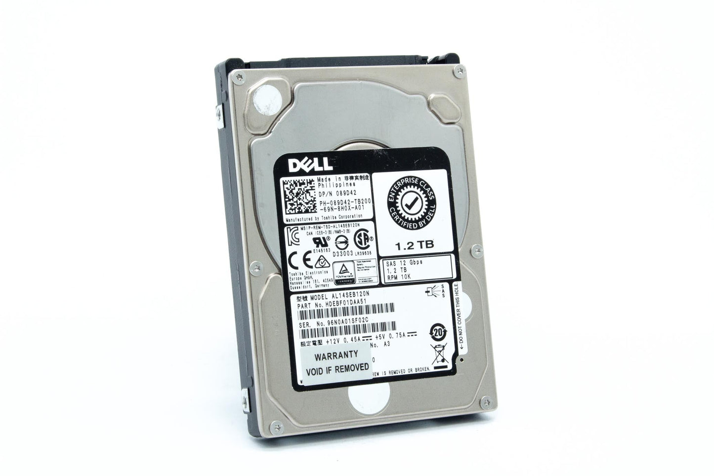 Dell 1200GB, 10000rpm, 2.5", SAS