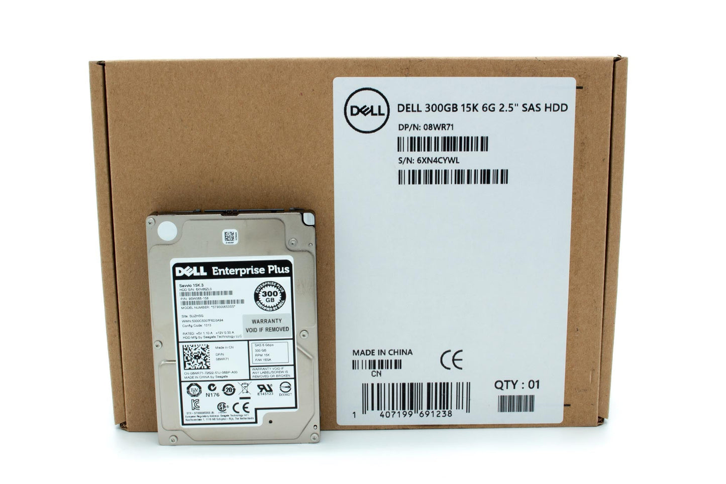 Dell 300GB, 15000rpm, 2.5", SAS