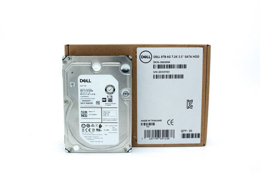 Dell 8TB SATA 7200 rpm HDD, 3.5"