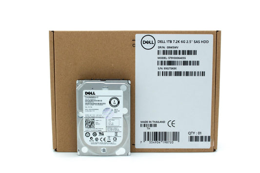 Dell 1TB, 7200rpm, 2.5", SAS