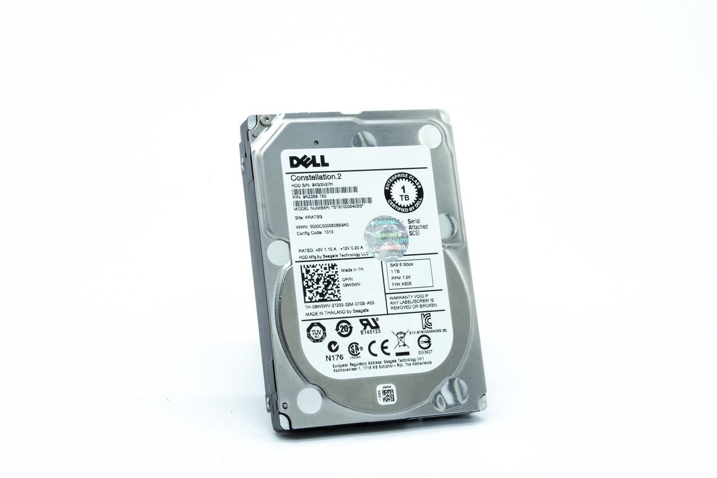 Dell 1TB, 7200rpm, 2.5", SAS