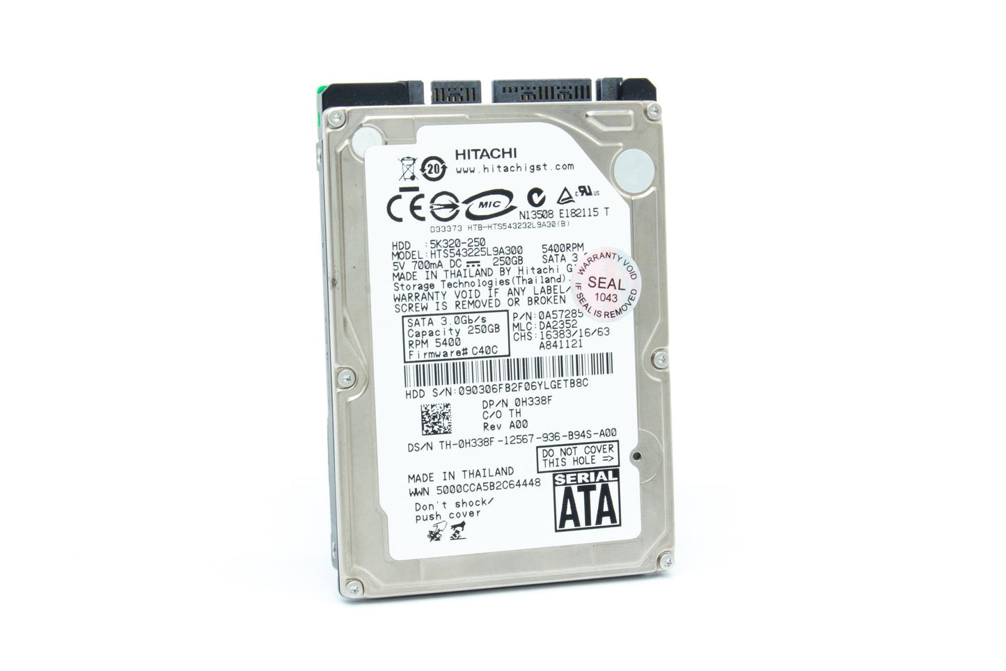  Hitachi HTS543225L9A300 (250GB) 2.5" HDD in Qatar