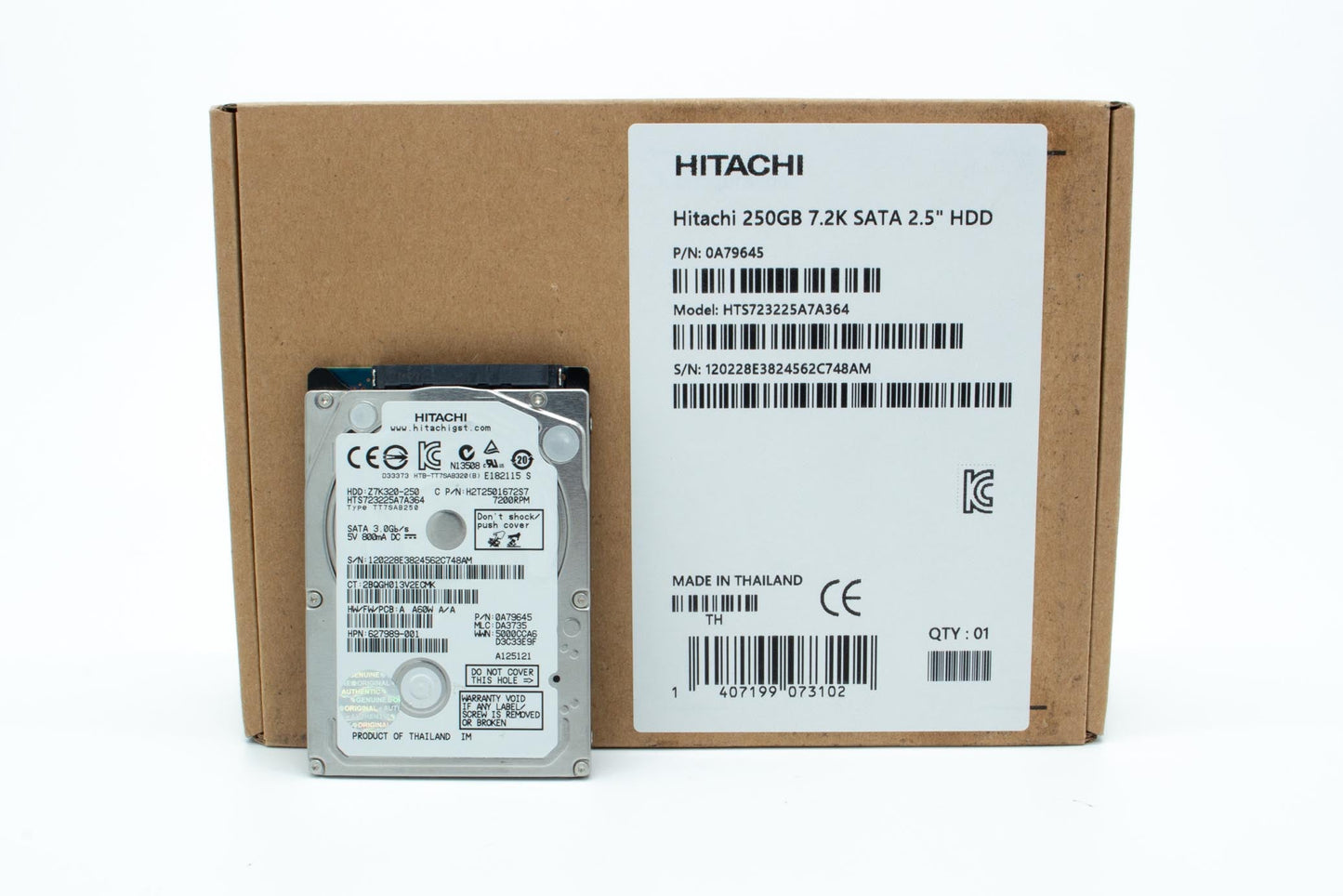 Hitachi 0A79645 250GB 2.5-Inch Laptop HDD in Qatar