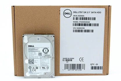 Dell 2TB SATA HDD 7200 RPM 2.5"