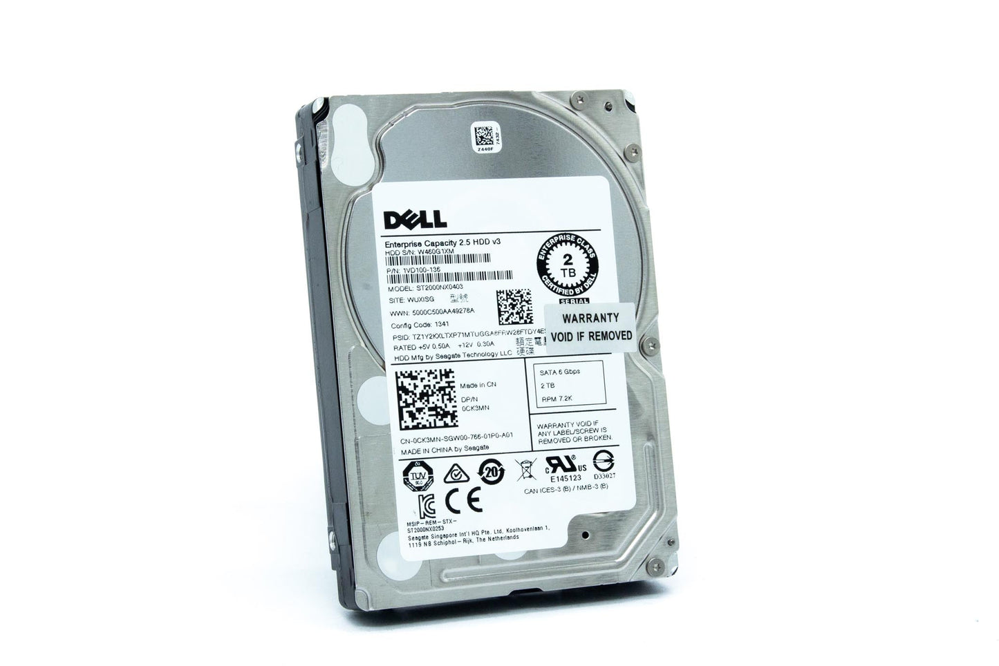 Dell 2TB SATA HDD 7200 RPM 2.5"