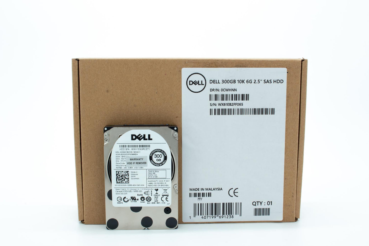 Dell 300GB, 10000 rpm, 2.5", SAS