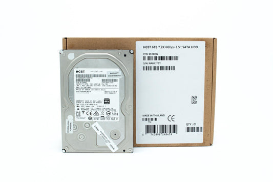 HGST HUS726060ALN610 3.5" 6TB SATA 6Gb/s 7.2K RPM 128M 0F23002 4Kn ISE Air Internal Enterprise Hard Drive