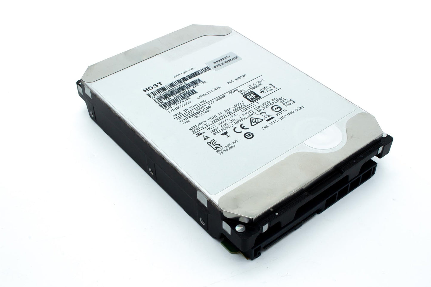HGST HUH728080AL4200 HDD 8TB SAS 12Gb/s 7.2K 3.5" 0F23678